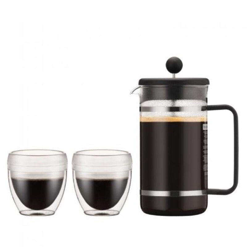 Bodum 4-Cup 3 Piece Shatterproof French Press Coffee Maker Set | Wayfair